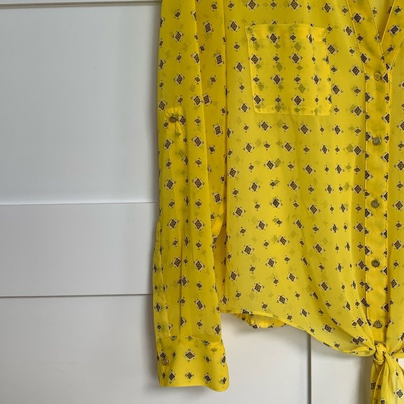 Bright Yellow Blouse - Picture 1 of 4